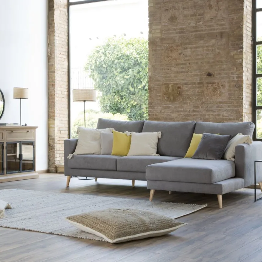 Banak Boss Canapé d'angle droit gris