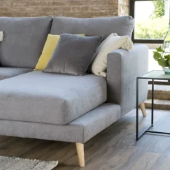 Banak Boss Canapé d'angle droit gris