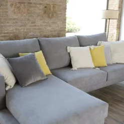 Banak Boss Canapé d'angle gauche 4 places gris