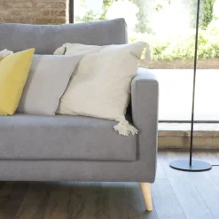 Banak Boss Canapé d'angle gauche 4 places gris