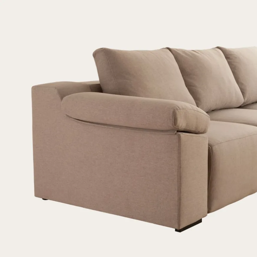 Banak Bruni Canapé 4 places taupe