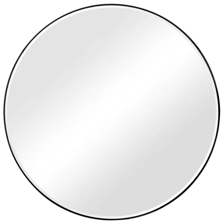 Banak Caly Miroir noir en aluminium - verre