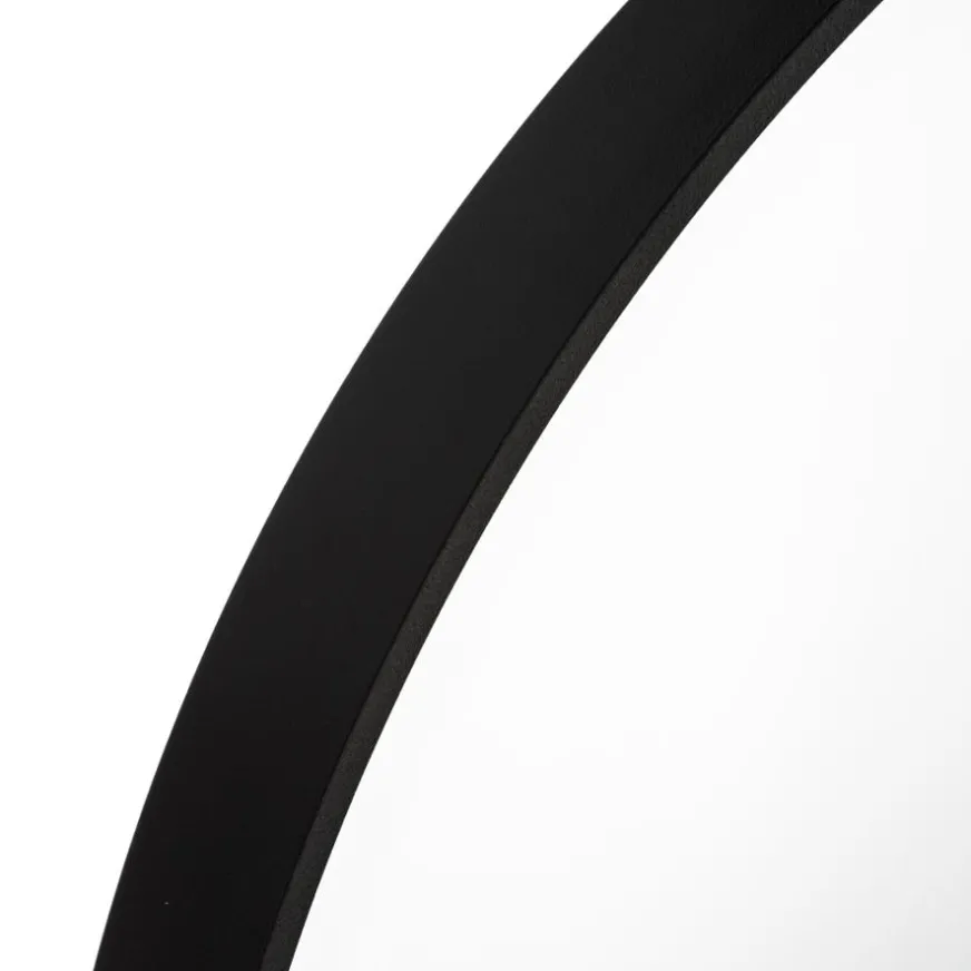 Banak Caly Miroir noir en aluminium - verre