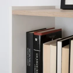 Enfant Banak Canes étagère blanc mat et naturel duna