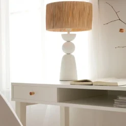 Enfant Banak Ceilan Bureau en laqué blanc avec tiroir