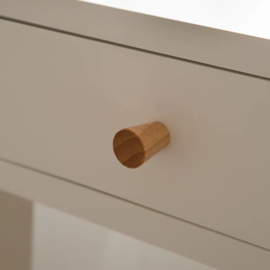 Enfant Banak Ceilan Bureau en laqué blanc avec tiroir