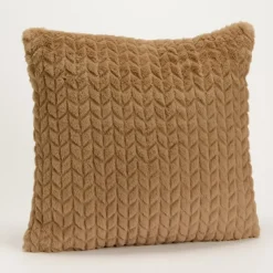 Banak Chay Coussin chevron taupé