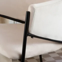 Banak Coco Chaise velours beige