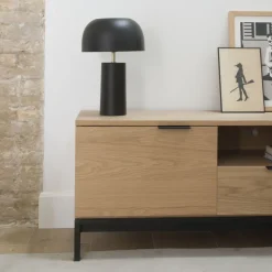 Banak Coimbra Meuble tv en bois et métal