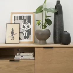 Banak Coimbra Meuble tv en bois et métal