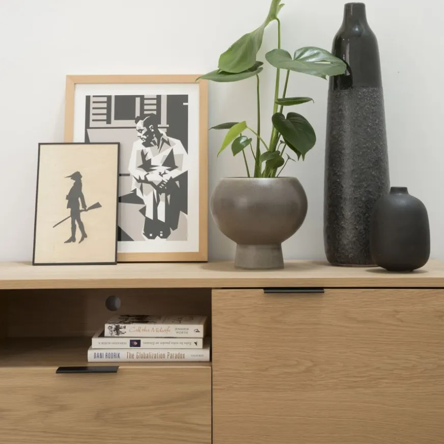 Banak Coimbra Meuble tv en bois et métal