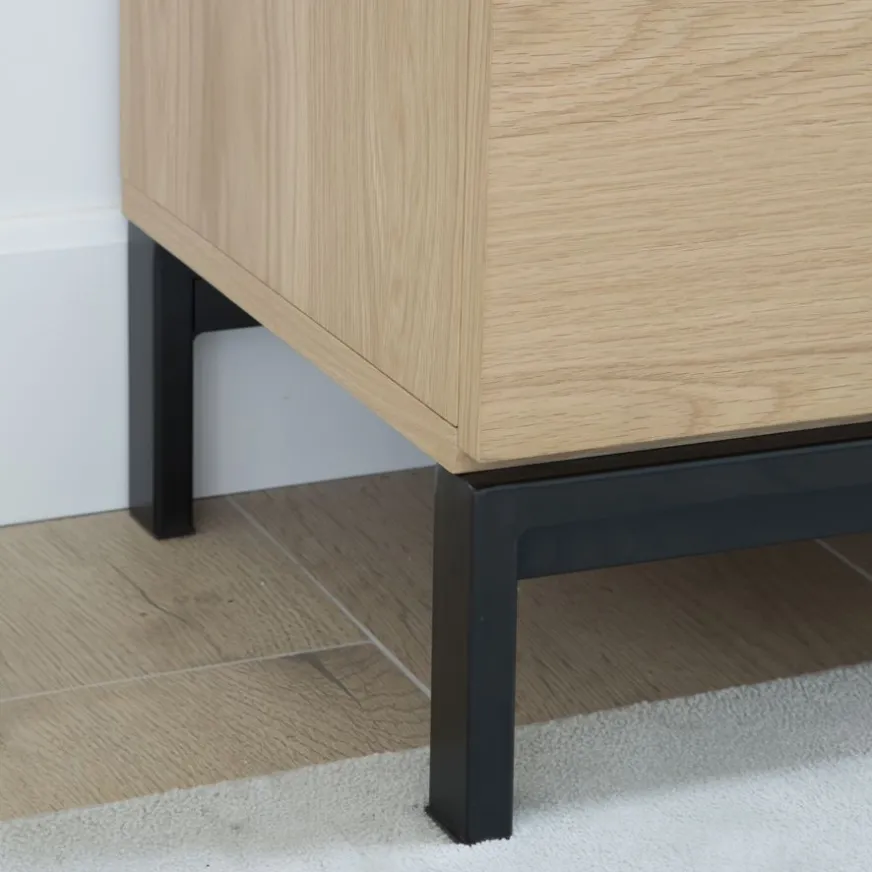 Banak Coimbra Meuble tv en bois et métal