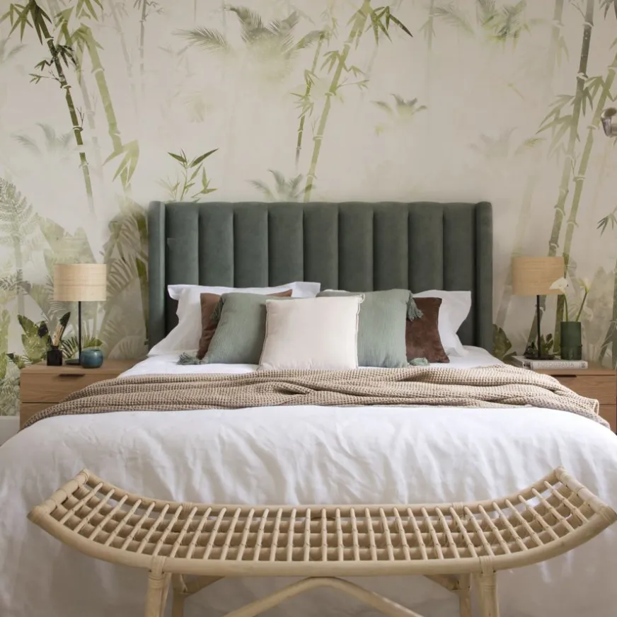 Banak Coimbra Table de chevet en bois et métal