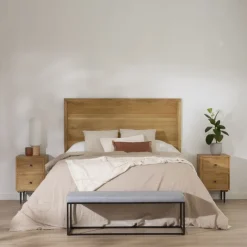 Banak Cony Banque décapotable gris rembourrée