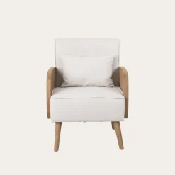 Banak Corfu Sillón tapizado y madera