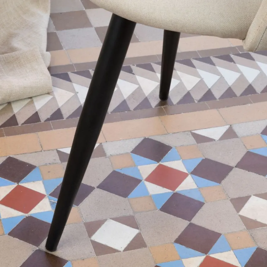 Banak Curie Chaise rembourrée beige