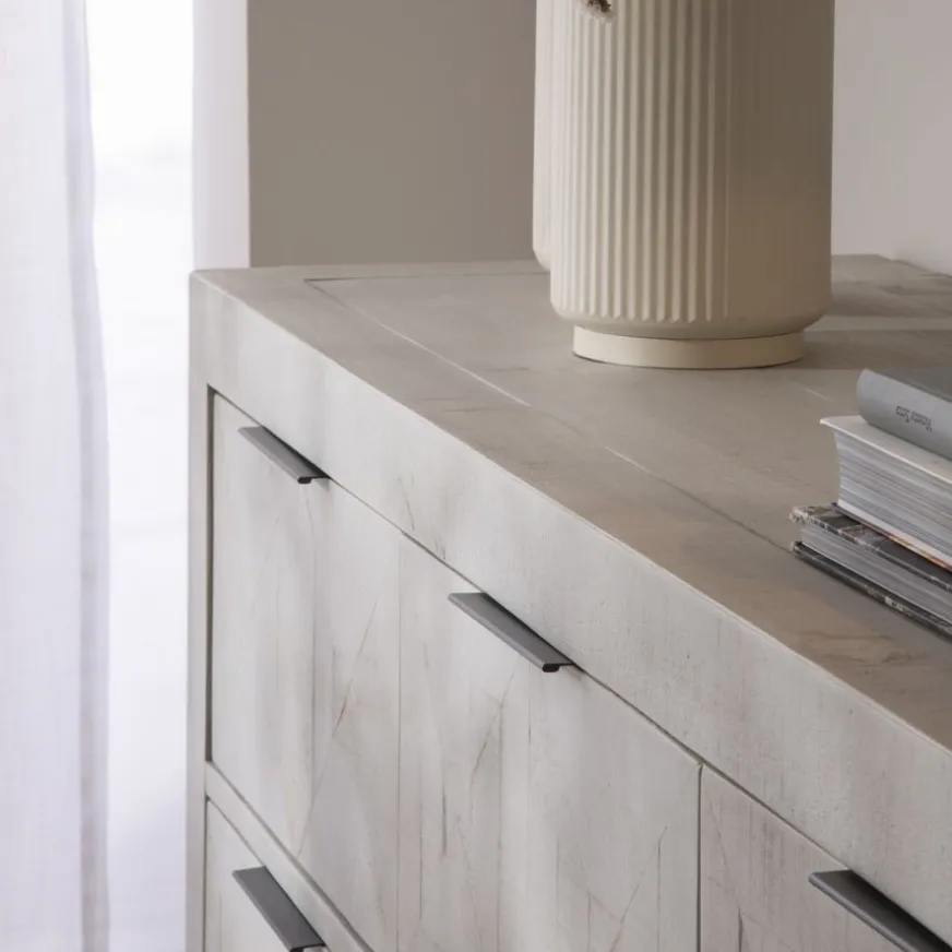 Banak Cuzco Buffet en bois massif blanc wild