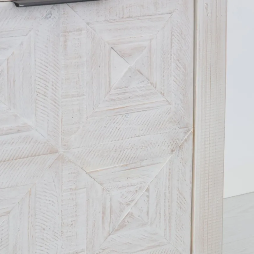 Banak Cuzco Buffet en bois massif blanc wild