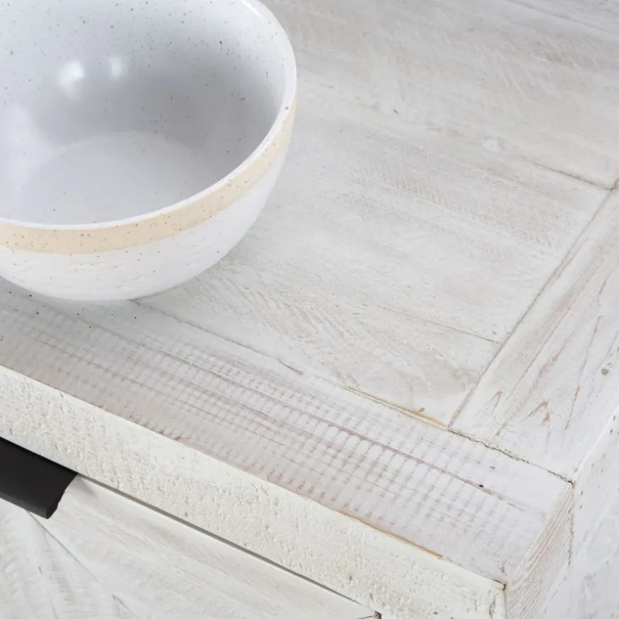 Banak Cuzco Table de nuit en bois massif