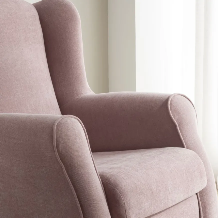 Banak Danat Fauteuil à bascule rose