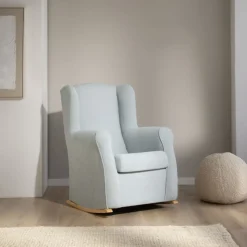 Banak Danat Fauteuil à bascule bleu turquoise