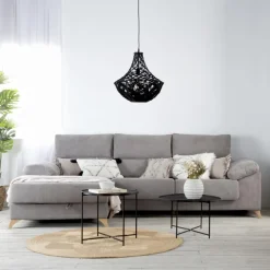 Banak Dandy Canapé d'angle gauche 4 places gris avec rangement