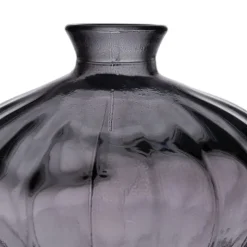 Banak Dasas Vase en verre recyclé gris