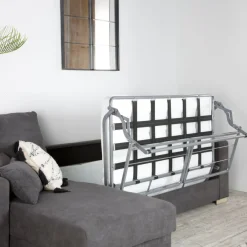 Banak Dastyn Canapé-lit d'angle gauche 4 places avec rangement