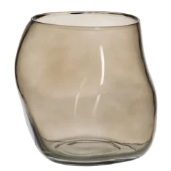 Banak Defas Vase en verre taupe