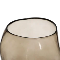 Banak Defas Vase en verre taupe