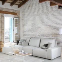 Banak Delta Puf carré tapissé