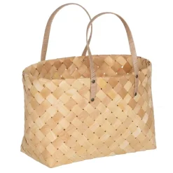 Banak Demas Ensembles de 2 paniers en bois de paulownia