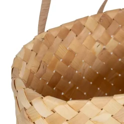 Banak Demas Ensembles de 2 paniers en bois de paulownia