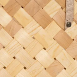 Banak Demas Ensembles de 2 paniers en bois de paulownia