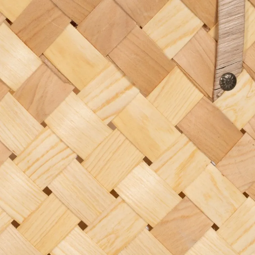 Banak Demas Ensembles de 2 paniers en bois de paulownia