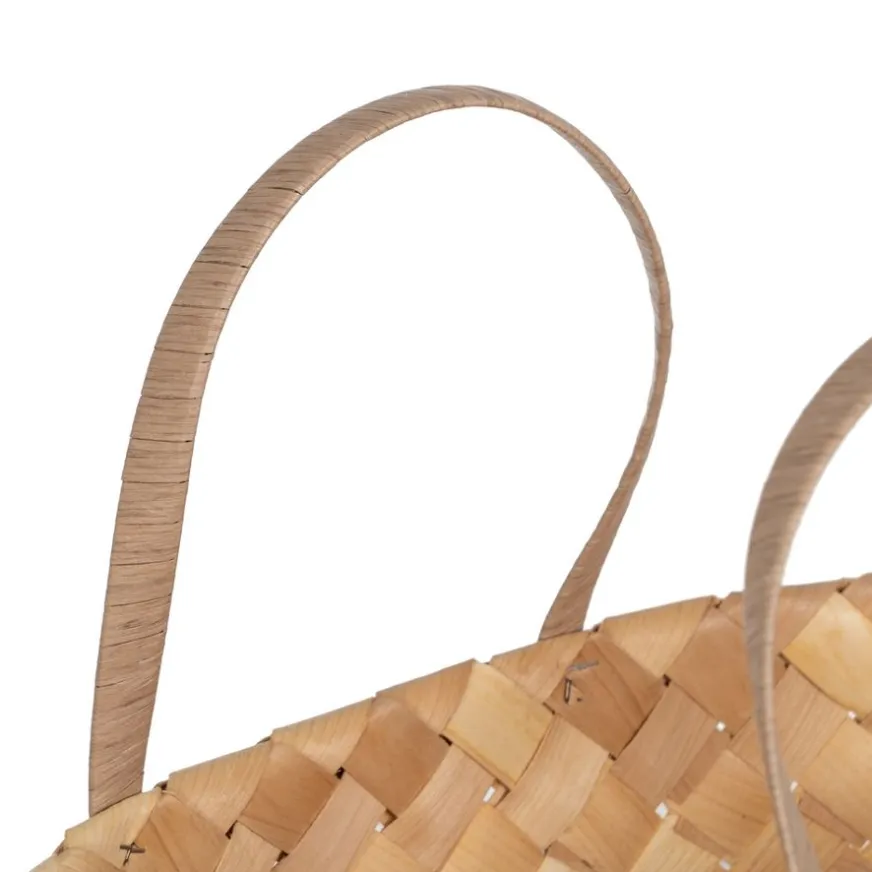 Banak Demas Ensembles de 2 paniers en bois de paulownia