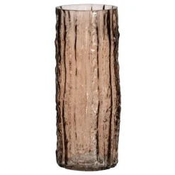 Banak Depas Vase en verre marron