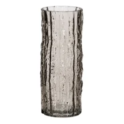 Banak Deras Vase en verre gris