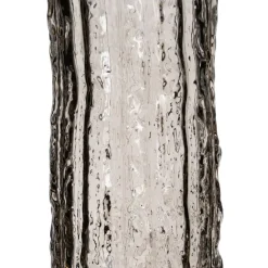 Banak Deras Vase en verre gris