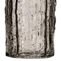 Banak Deras Vase en verre gris