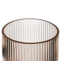 Banak Detas Vase en verre brun