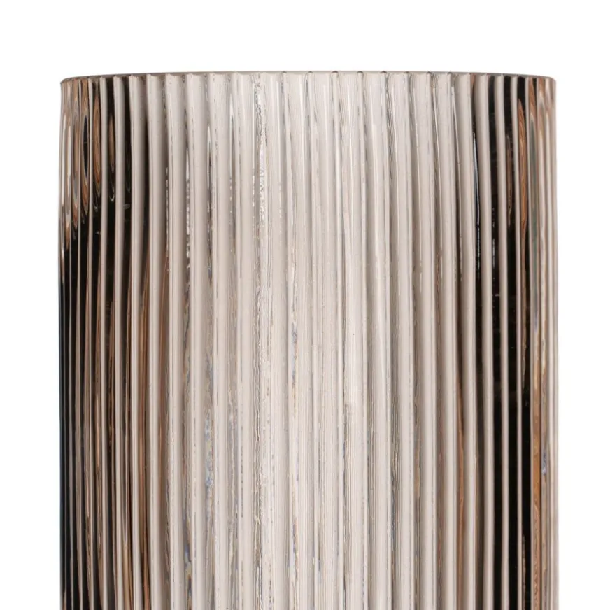 Banak Detas Vase en verre brun