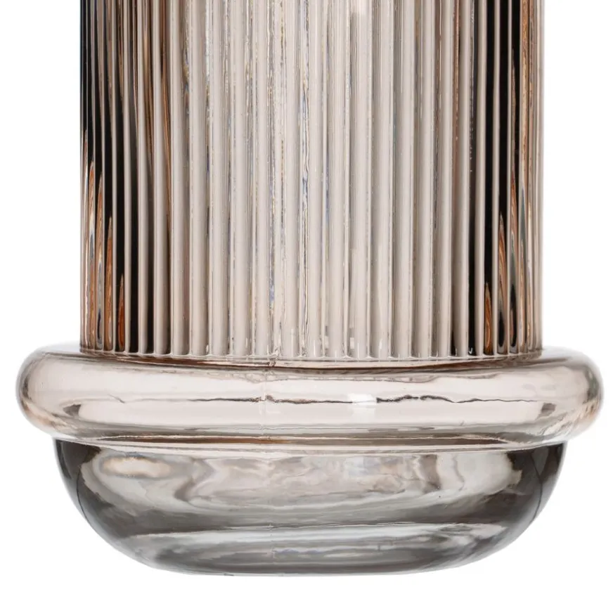 Banak Detas Vase en verre brun