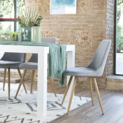 Banak Devon Chaise rembourrée gris