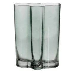 Banak Dilos Vase en verre bleu