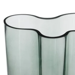 Banak Dilos Vase en verre bleu