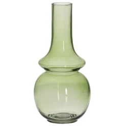 Banak Diros Vase en verre vert