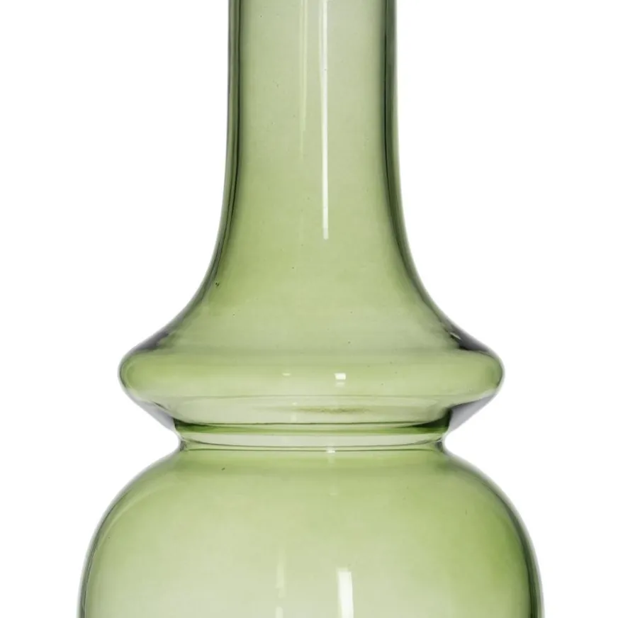 Banak Diros Vase en verre vert
