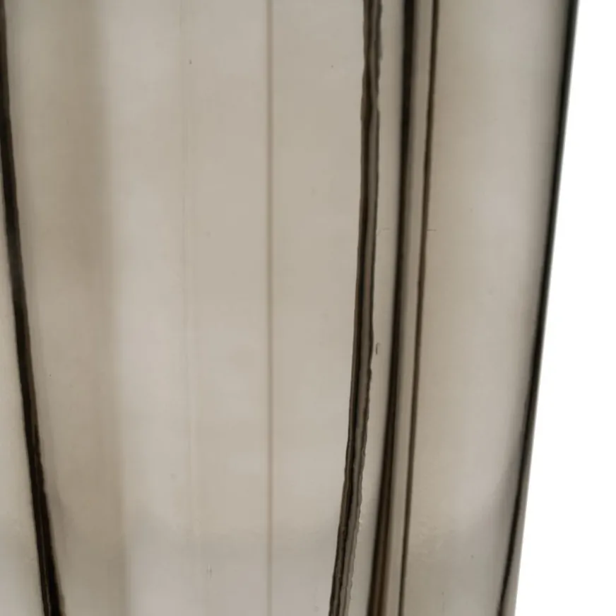 Banak Ditos Vase en verre gris