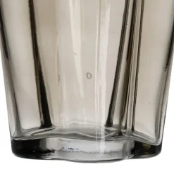 Banak Ditos Vase en verre gris